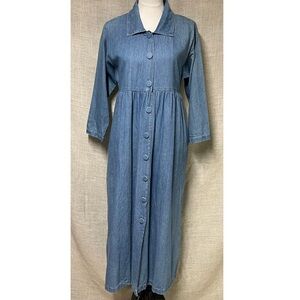 Vintage 1980's denim dress